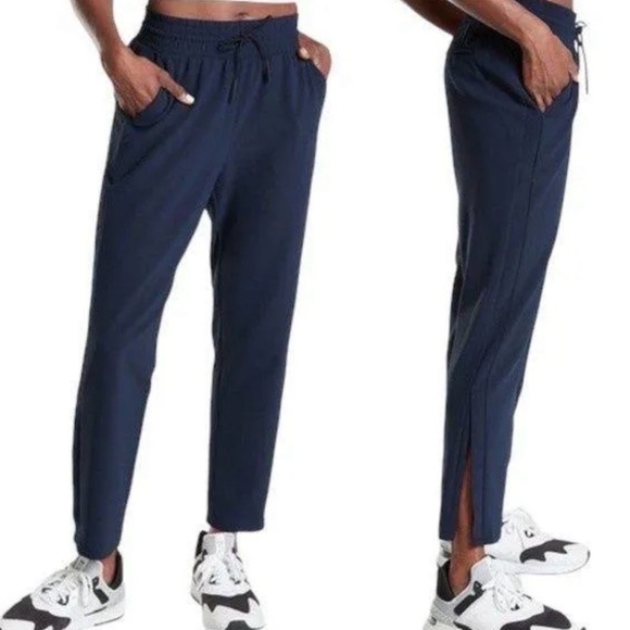 Athleta Blue Metropolis Straight Leg Pants 6 - Picture 1 of 5